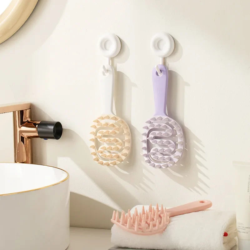 Scalp Massager Shampoo Brush | Long Handle Hair Comb Scalp Massager Brush Peaceful Pleasures Health and Wellness