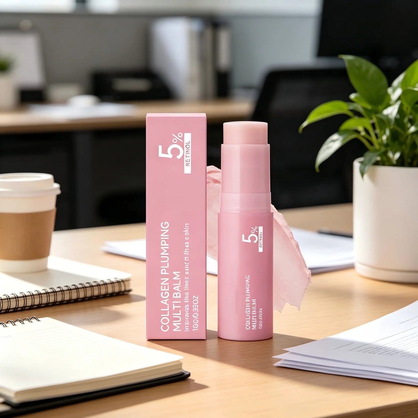 Collagen Plumping Balm Stick – Firming & Moisturizing Cream