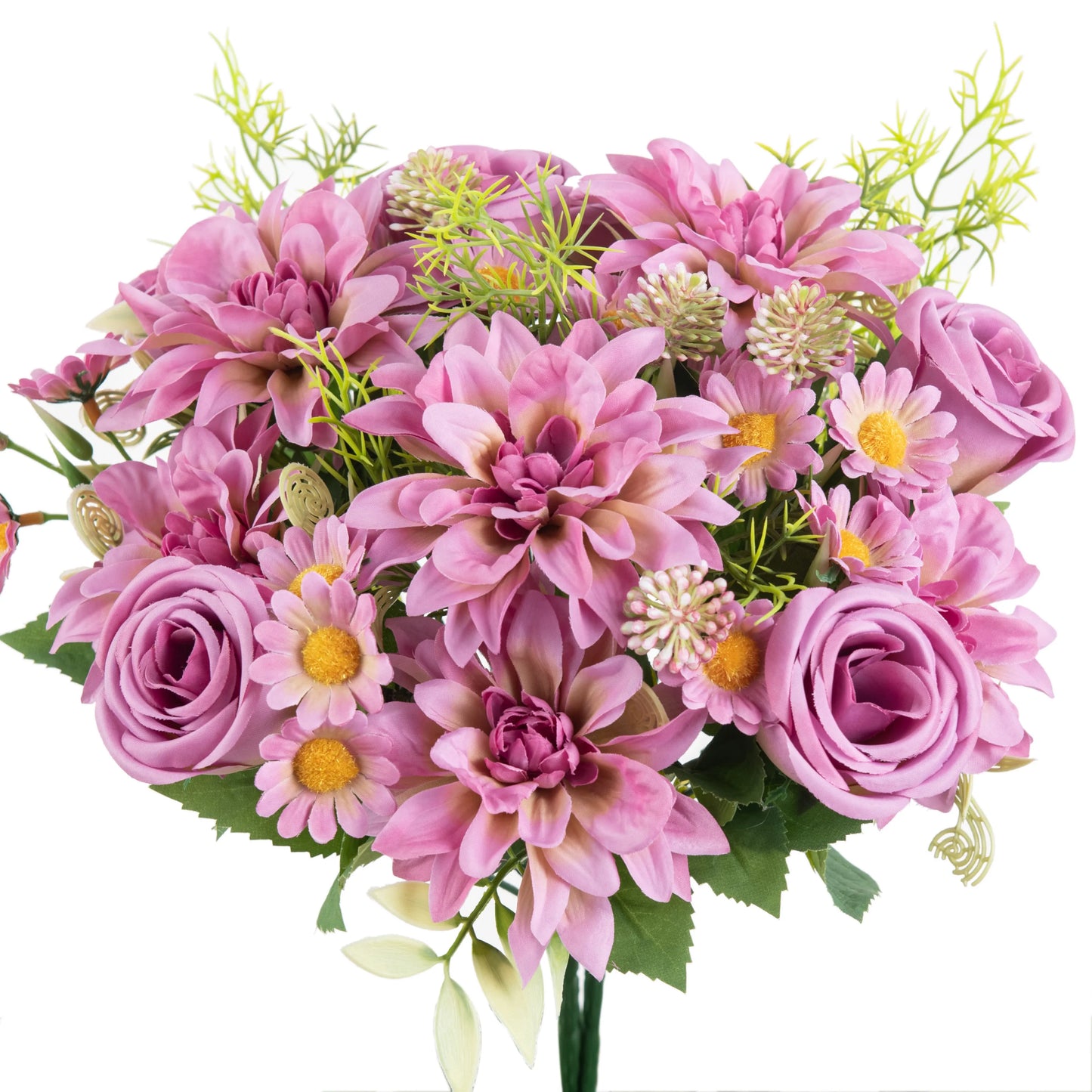 Silk Dahlia Rose Artificial Flowers – Wedding & Home Décor
