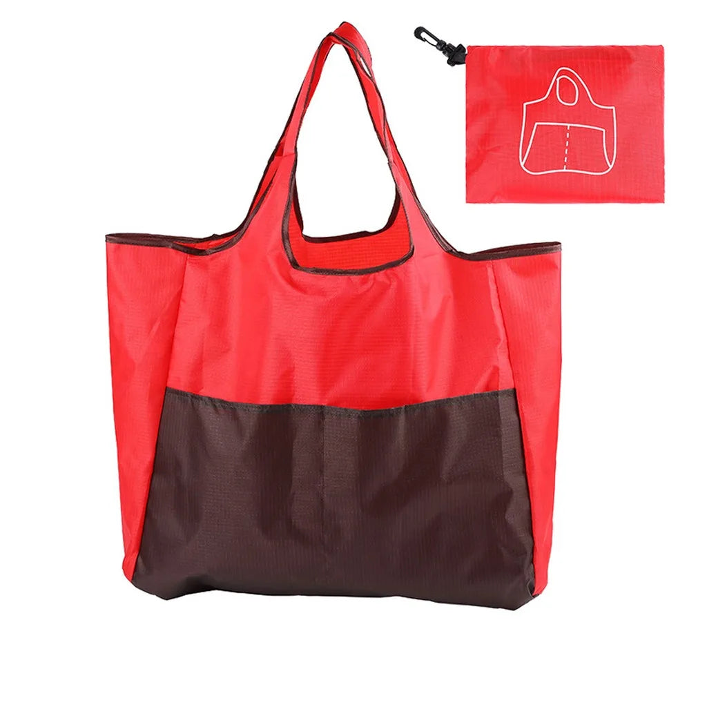 Foldable Reusable Shopping Bag | Water-Resistant Oxford Tote