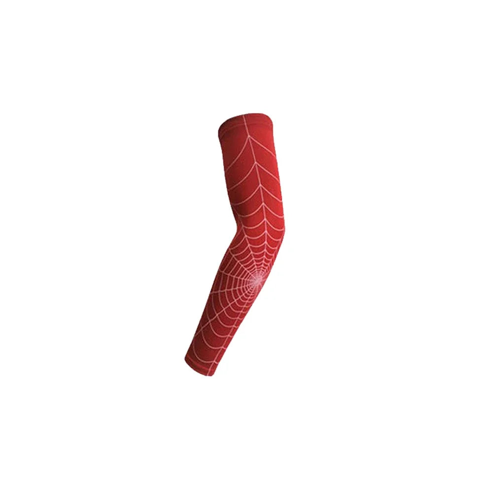 1Pc Soft UV Protection Cooling Arm Sleeves,Sun Protection Arm Cover for Cycling,Running,Tattoo Cover Up Arm Warmer for Men Women Peaceful Pleasures Health and Wellness Red-1PCS M