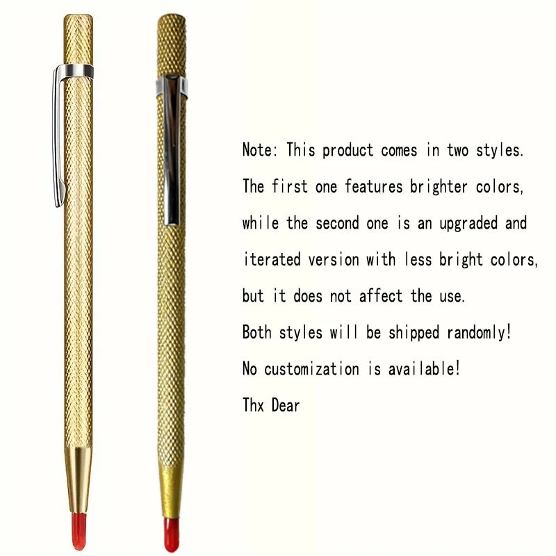 2 Diamond Nib Titanium Pen Precision Metalworking Woodworking Tools