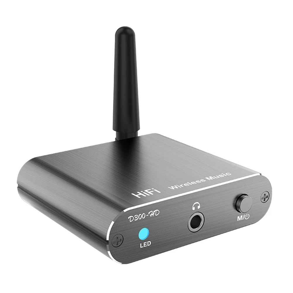*Great D300 Wireless Receiver APTX-HD BT 5.2 HiFi Stereo Audio Adapter Support Coaxial Optical Fiber for Headphone TV Amplifier Peaceful Pleasures Health and Wellness