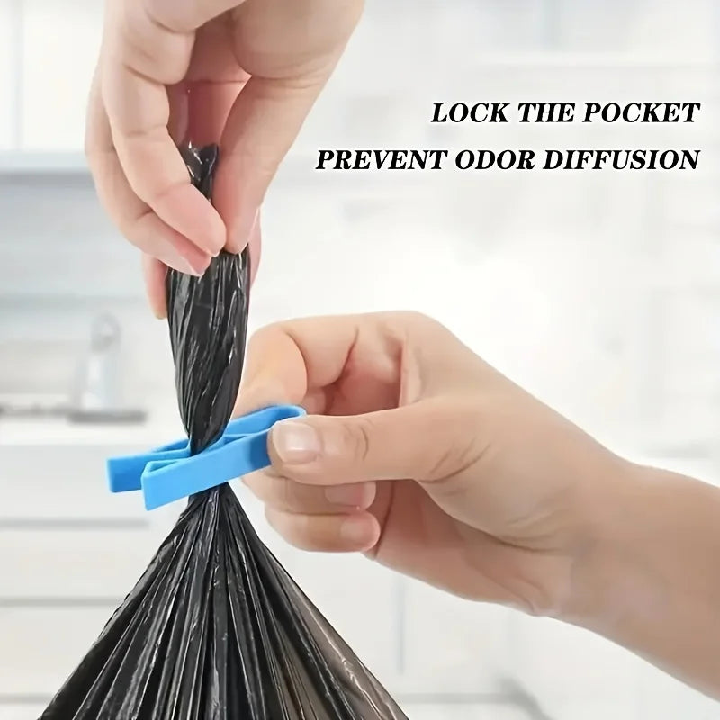 4 Garbage Bin Clamp Safe Anti Slip Bag Holder Stylish Partition Side