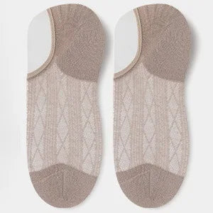 Women's Transparent Invisible Socks – 5 Pairs, Breathable