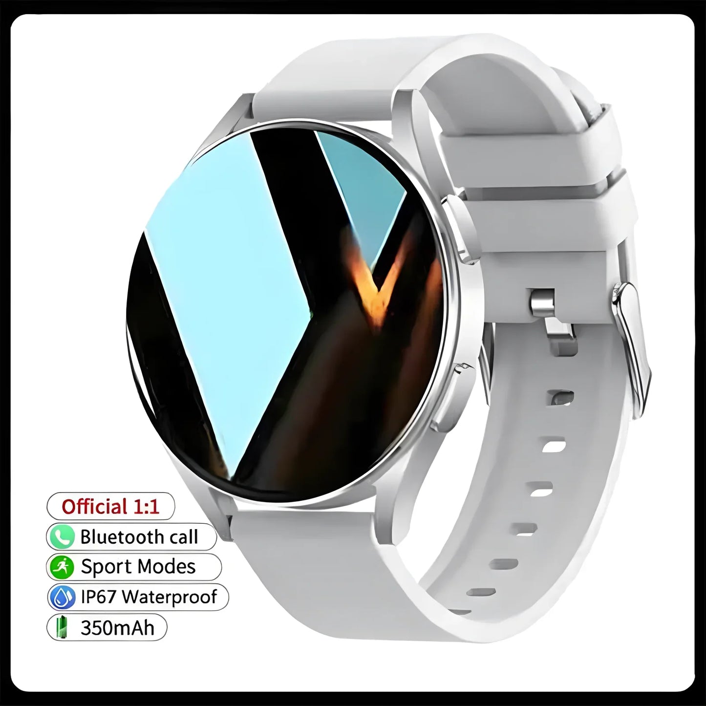 Ola Esporte 1.39" Bluetooth Smart Watch – Calls & Health Tracker
