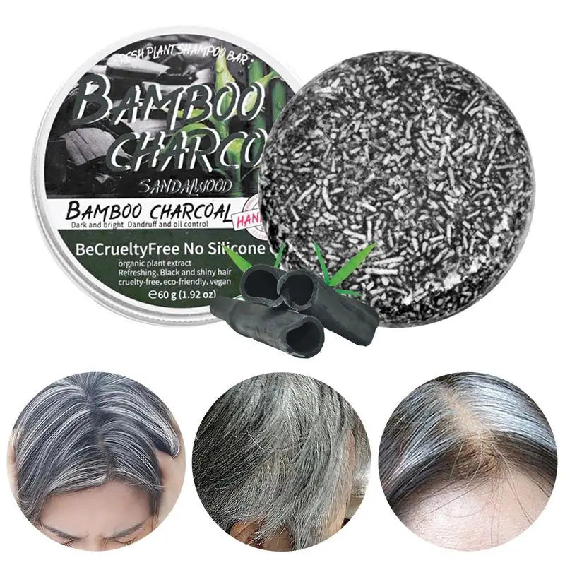 Hair Darkening Shampoo Bar – Natural Color Restoring Soap 60g