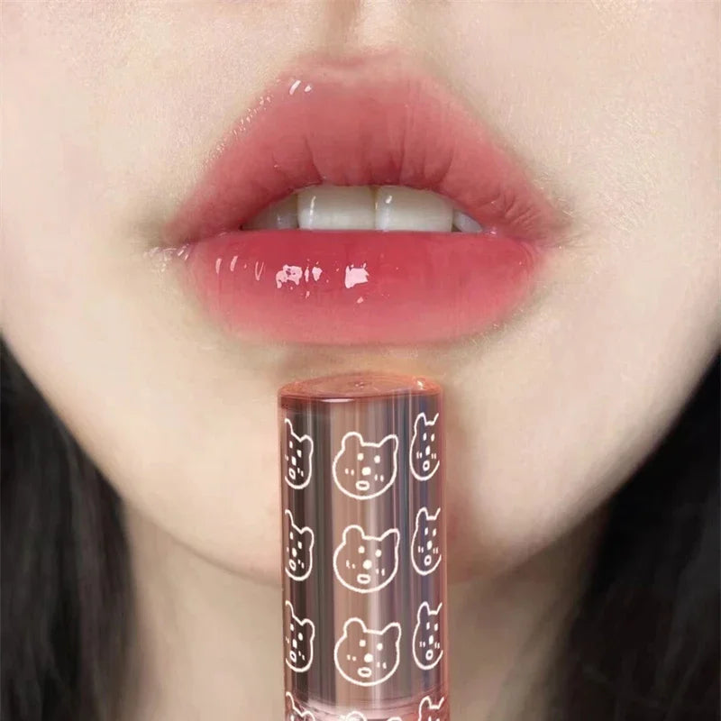 Mirror Water Lip Gloss – Cherry Pink Glass Lips Oil Tint