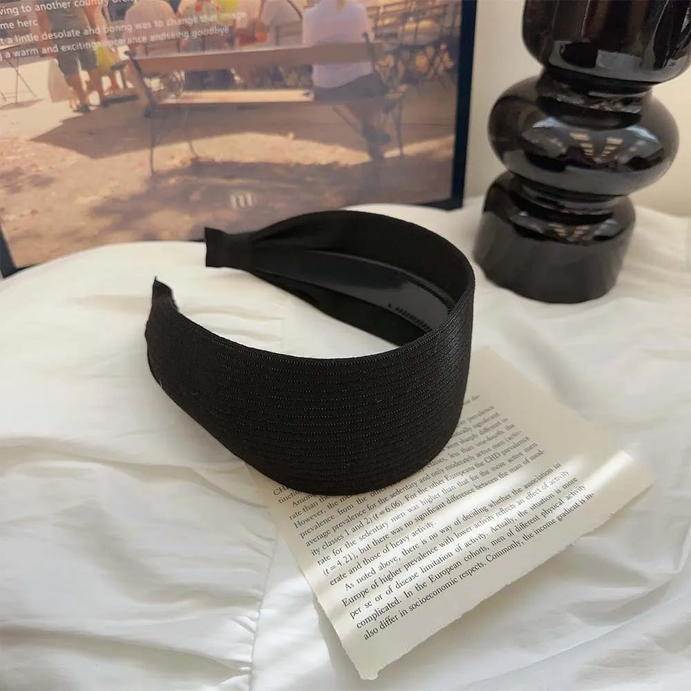 Wide Hairband for Women – Slip-Resistant High Crown Headband