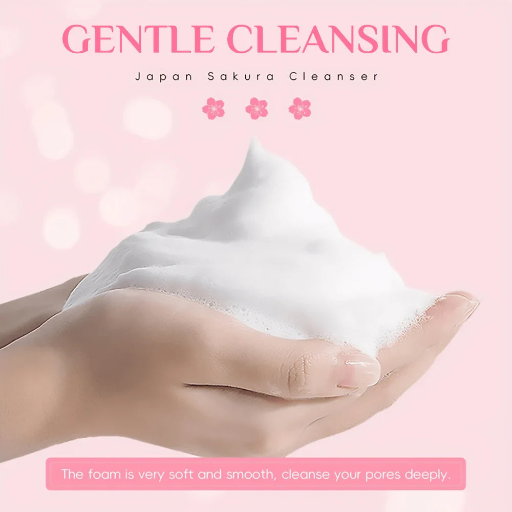 SUYARUN Sakura Face Wash – Hydrating Brightening Cleanser