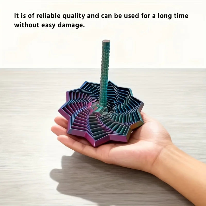 Expand your senses: Relaxing Star Shape 3D Printed Novelty Gyroscope, Finger Toy, Desk Decoration, Eight-sided Handle Fun Adult Peaceful Pleasures Health and Wellness