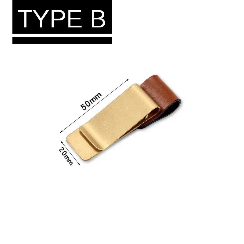 Retro Leather Notebook Clip – Pen Holder & Bookmark