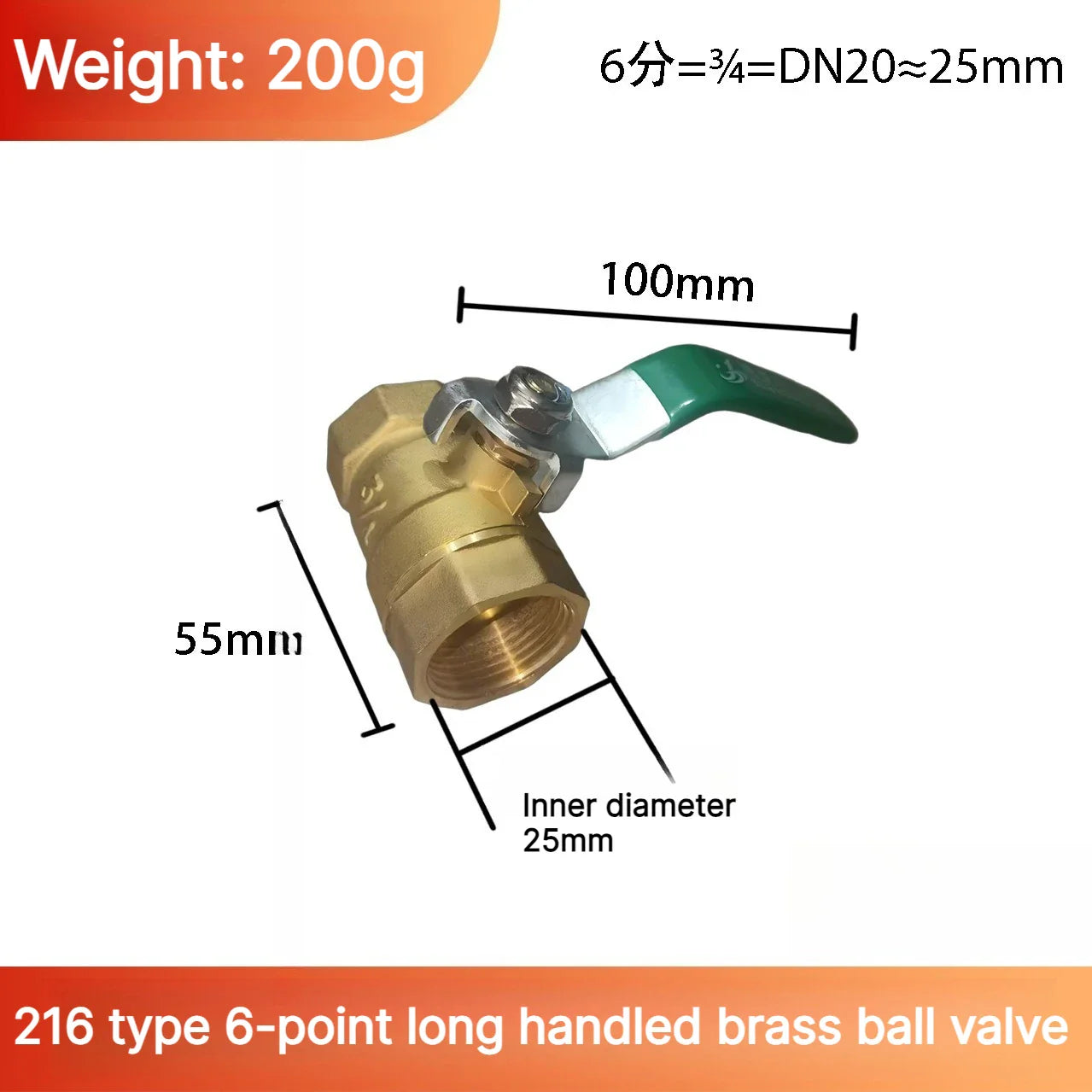 Brass Mini Ball Valve 1/2" 3/4" 1" BSP – Water Gas Oil Shut Off