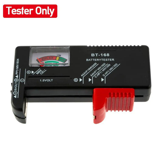 BT-168 Universal Battery Tester | AA AAA C D 9V Voltage Checker Battery Tester Peaceful Pleasures Health and Wellness