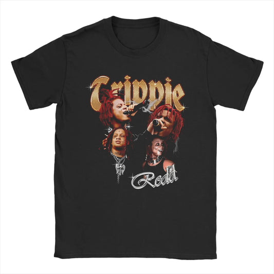 Harajuku T Shirt Summer Trippies Fashion T-Shirts Red Hair Redds 100 Cotton Tshirt for Man Y2K Fun Cheap Print Short Sleeve Tops Peaceful Pleasures Health and Wellness black 6XL