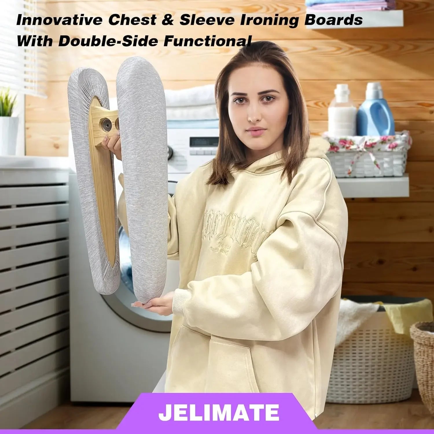 Ultra Thick Padded Ironing Board for Sleeves and Pants, Double-Sided Design Peaceful Pleasures Health and Wellness