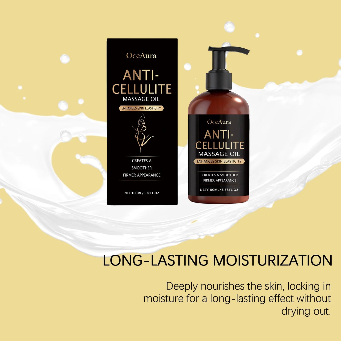 OceAura Body Firming Oil – Anti-Cellulite & Skin Tightening