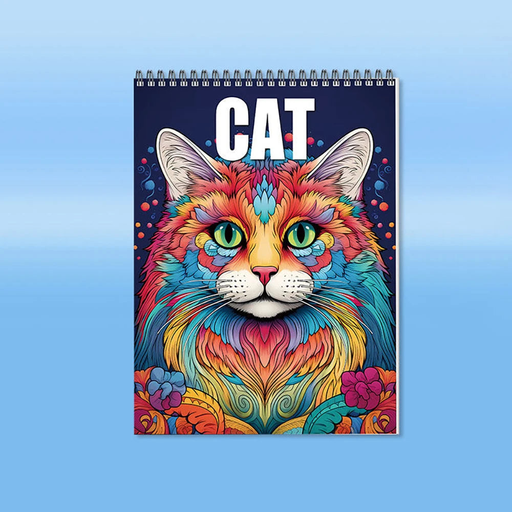 Unstress DIY Creative Coloring Notebook Puzzle Drawing Adult Relaxing