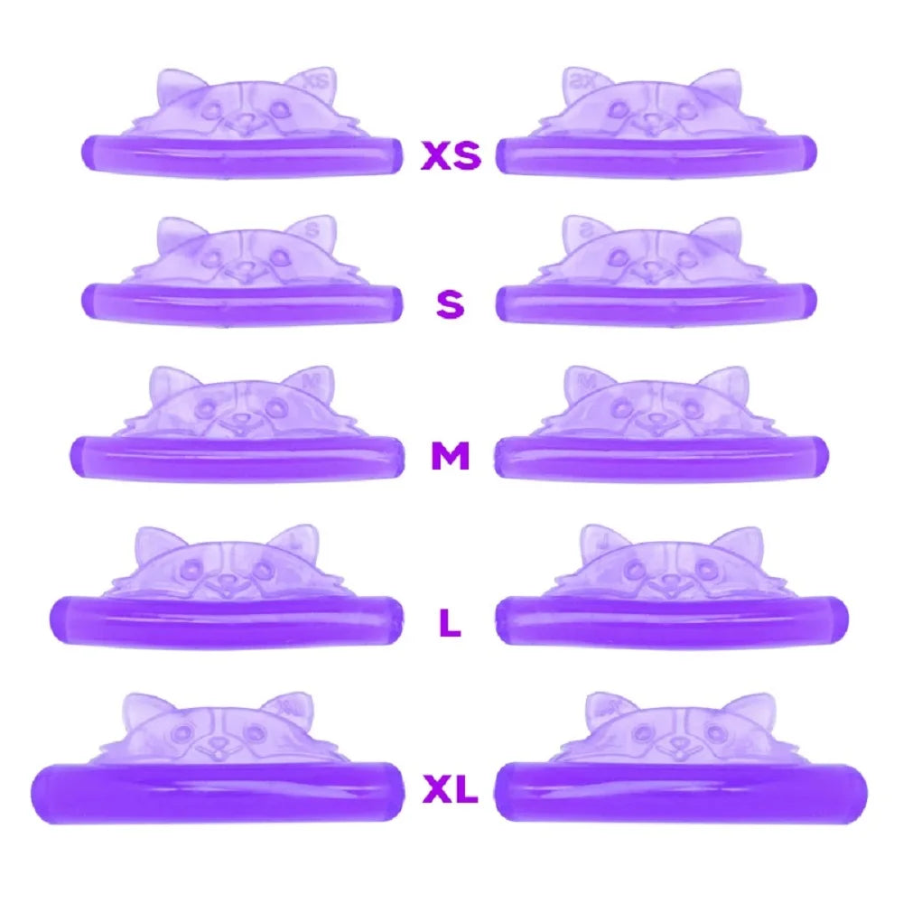 C Curl Silicone Lash Lift Pads – 5 Pairs Eyelash Perm Rods Set