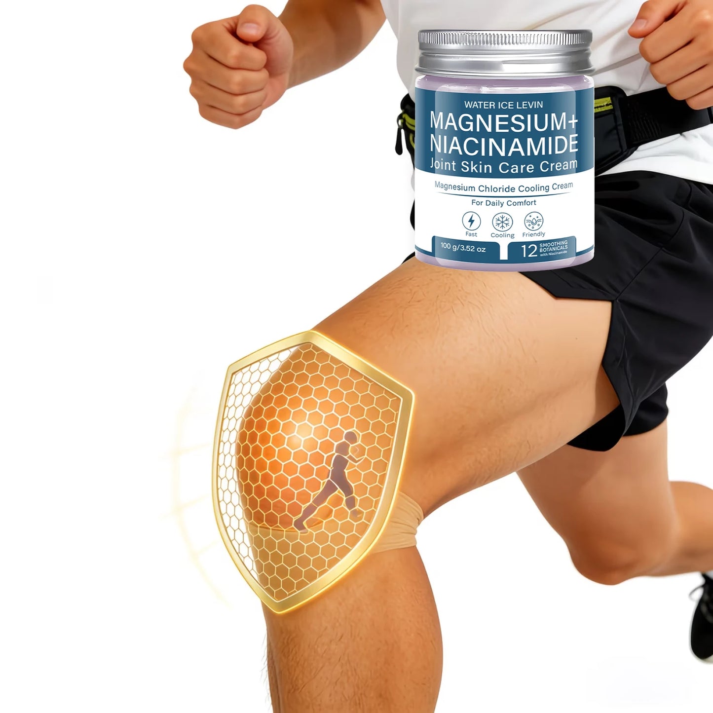 Magnesium Chloride Cooling Cream | Niacinamide & Bee Venom Cooling Body Cream Peaceful Pleasures Health and Wellness