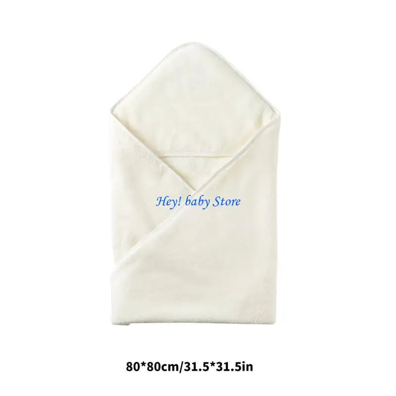 Hooded Baby Bath Towel | Soft Coral Fleece Newborn & Toddler