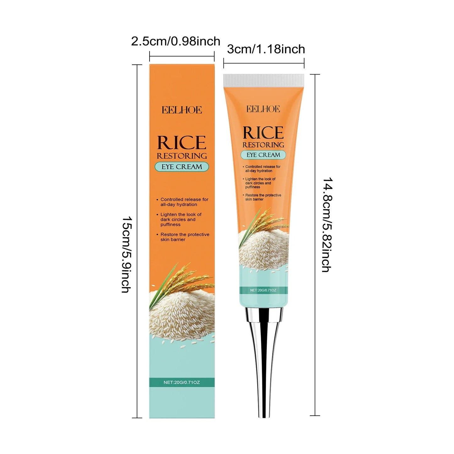 Eelhoe Rice Skincare 5-in-1 Set – Brighten & Moisturize