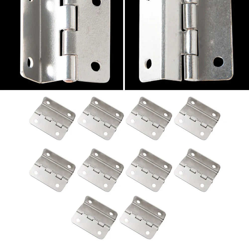 Cabinet Hinge Wooden Box Tri-fold Right Angle 4 Holes Three-folding