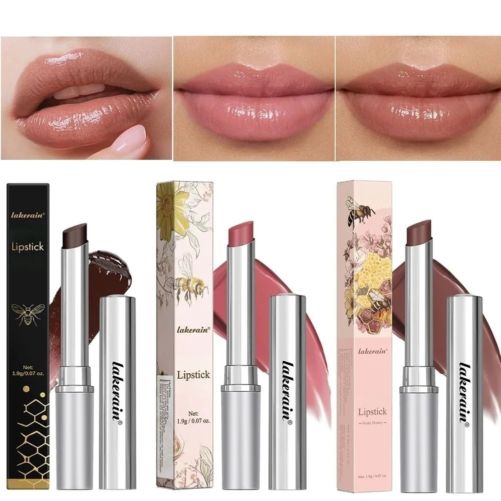 Colorless Lip Balm Honey Natural Lipstick Long Lasting Moisturizing Plumper Nourishing Lip Care Makeup Cosmetics Healthy Peaceful Pleasures Health and Wellness