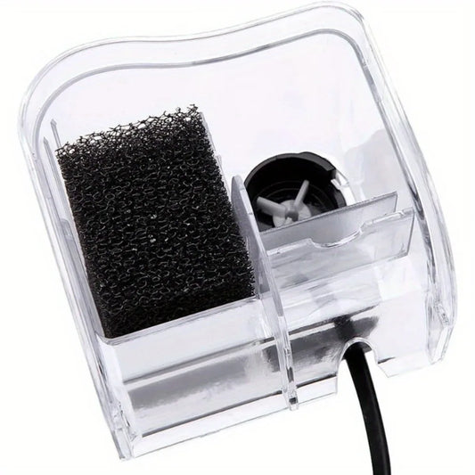 2-Pack Aquarium Hanging Filter Sponge & Carbon Plate 3W/5W Aquarium Filter Sponge Peaceful Pleasures Health and Wellness