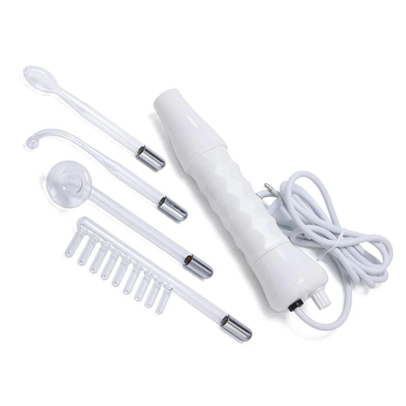 Portable Handheld 4 in 1 Skin Tightening Wrinkles Remover Therapy Puffy Eyes Care High Frequency Facial Wand Peaceful Pleasures Health and Wellness