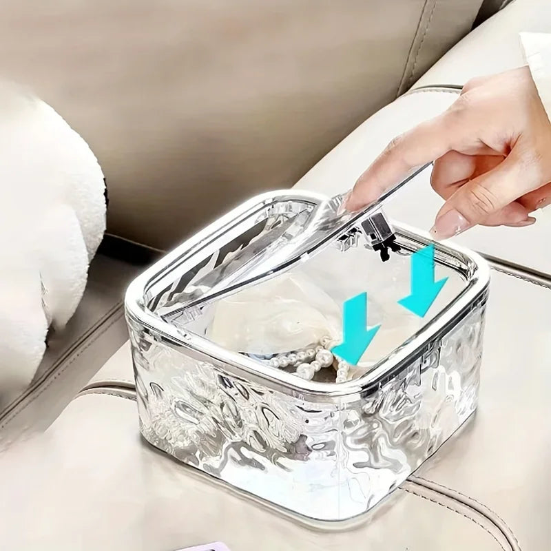 Clear Acrylic Hair Accessories Organizer Box | Ties & Bows