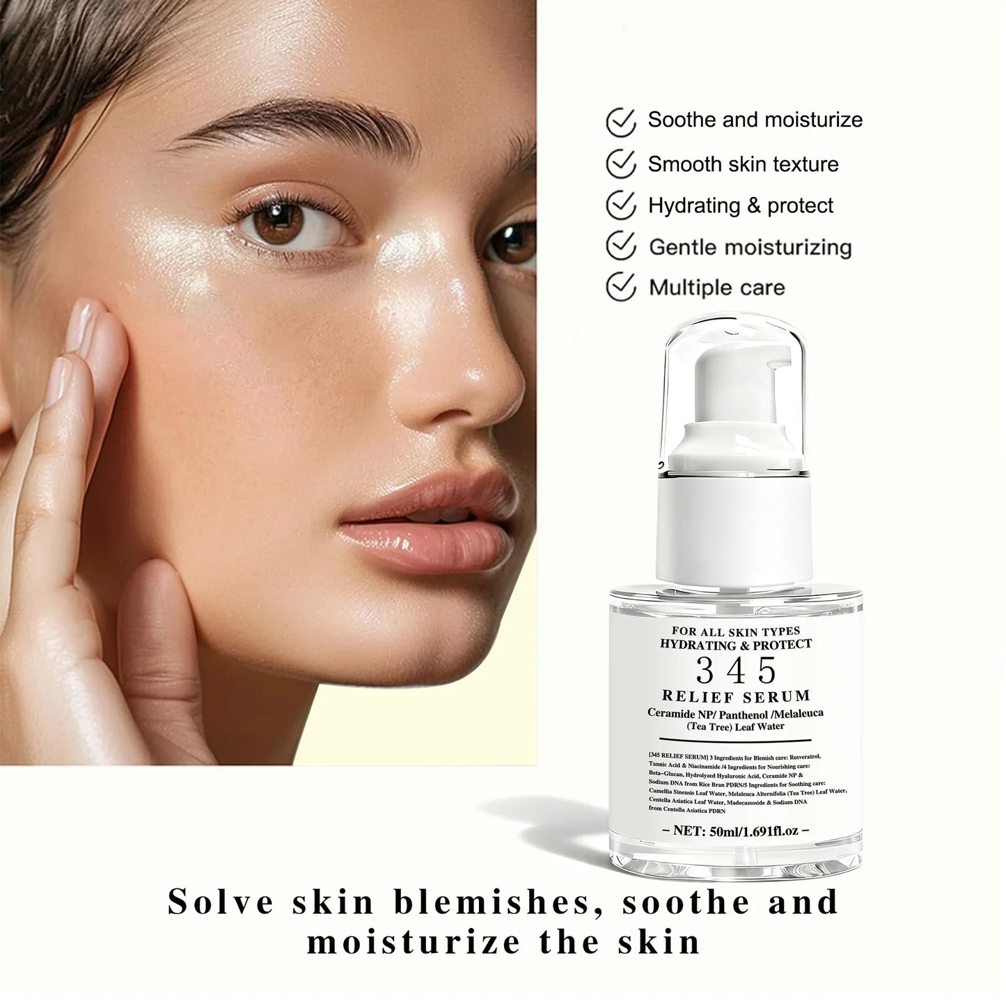 Hydrating Face Essence Serum – All Skin Types, 50ml