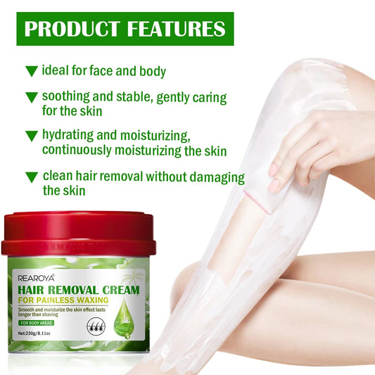 Painless Hair Removal Cream – Body & Intimate Areas | Women & Men Peaceful Pleasures Health and Wellness