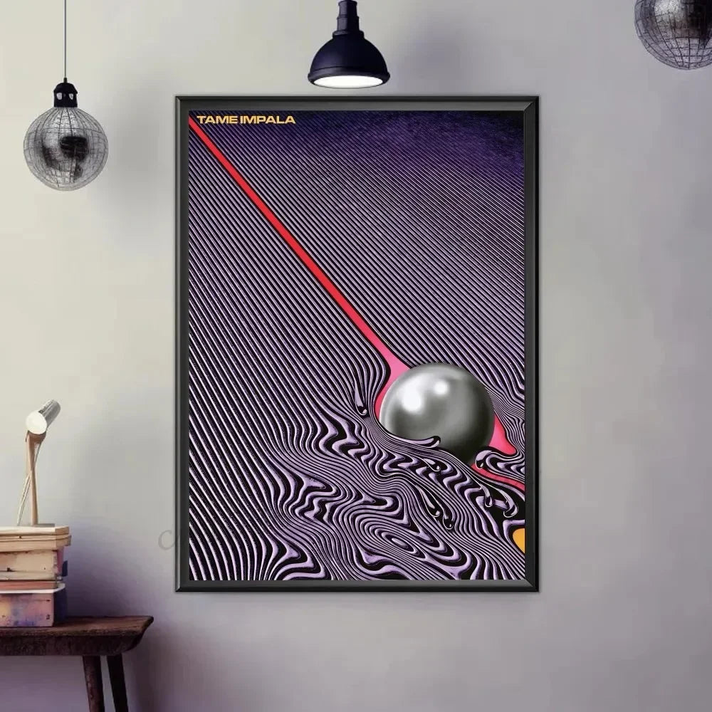 Tame Impala Minimalist Aesthetics Canvas Painting Print for Living Room Modern Home Decor Peaceful Pleasures Health and Wellness z3 40x50cm Unframed