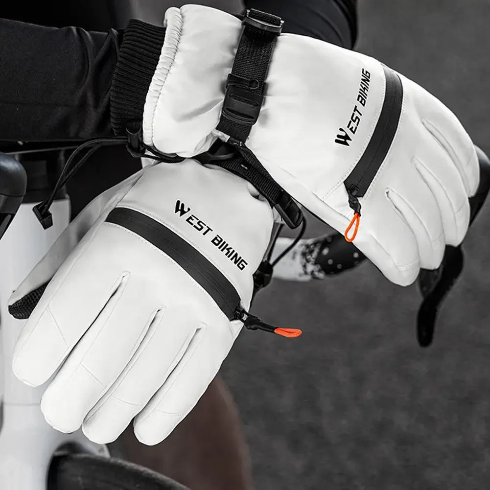 Winter ski gloves for men and women waterproof windproof warmth thickened anti-slip touch screen riding driving gloves Peaceful Pleasures Health and Wellness