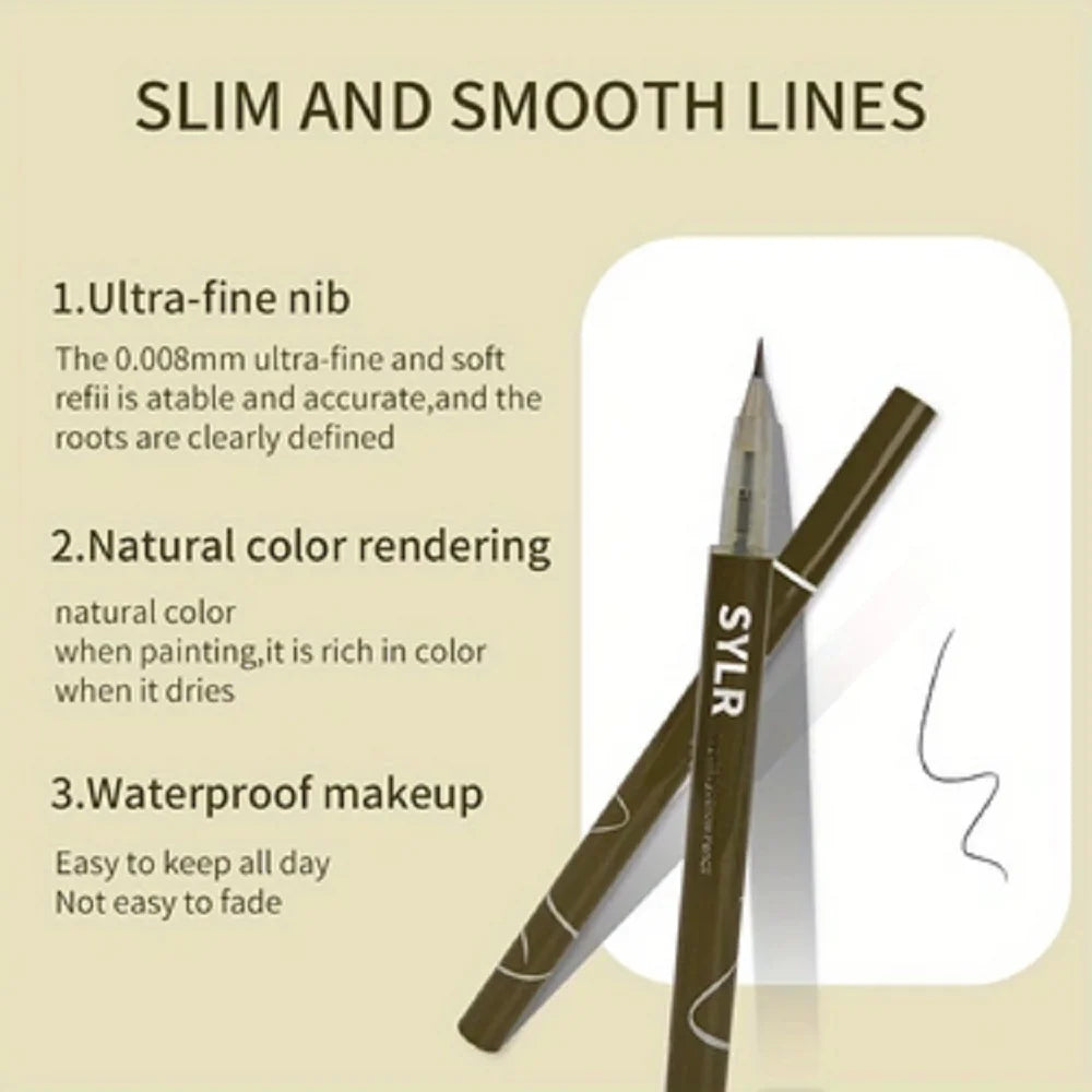 SYLR Ultra-Fine Liquid Eyebrow Pen – Waterproof & Long-Lasting