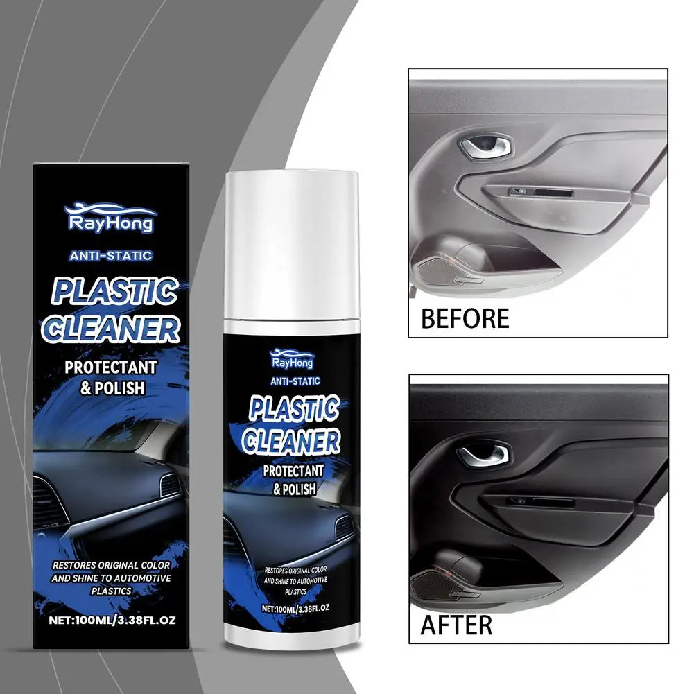 100ml Car Plastic Restorer Car Cleaning Products Plastic Leather Restore Car Polish Repair Coating Renovator Back To Black Gloss Peaceful Pleasures Health and Wellness