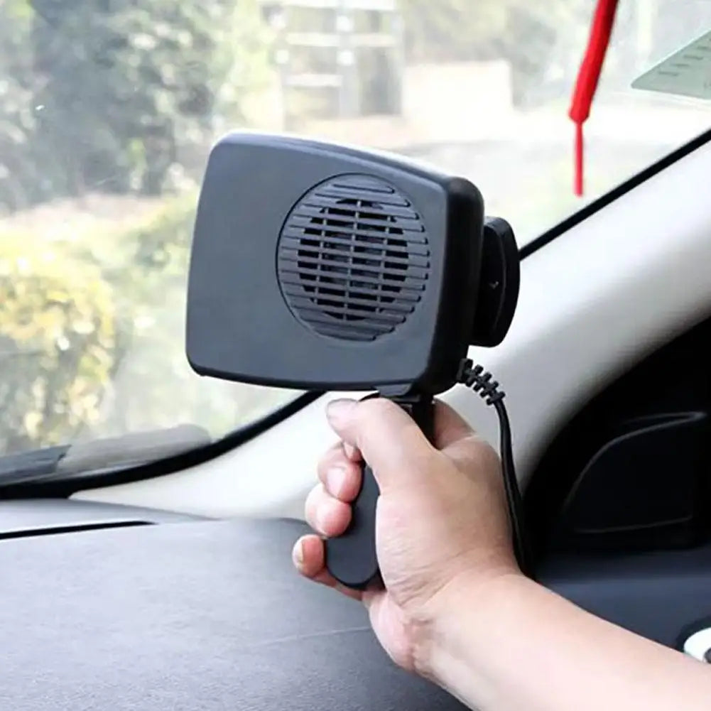 Portable 360° Car Heater Defroster Fan 12V/24V | Windshield Defogger