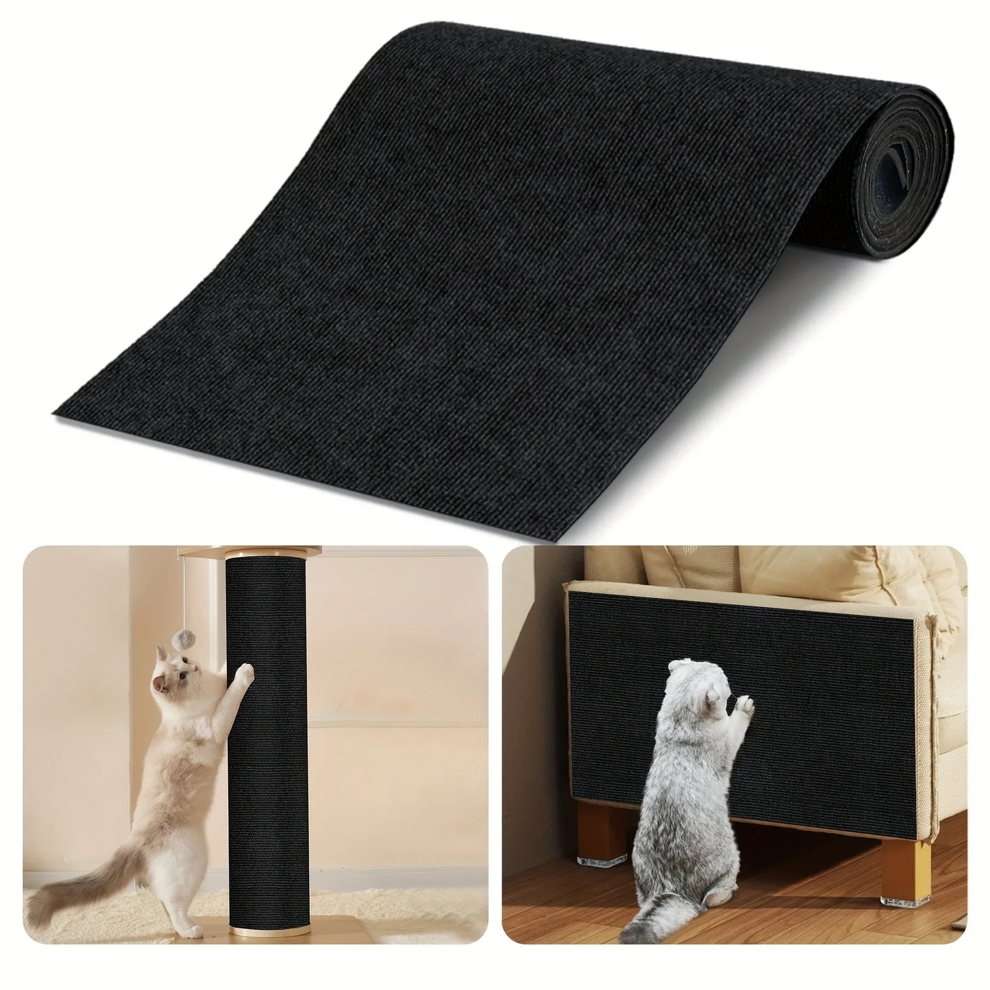 Self-Adhesive Cat Scratch Protector Pad 40cm×1m | 6 Colors