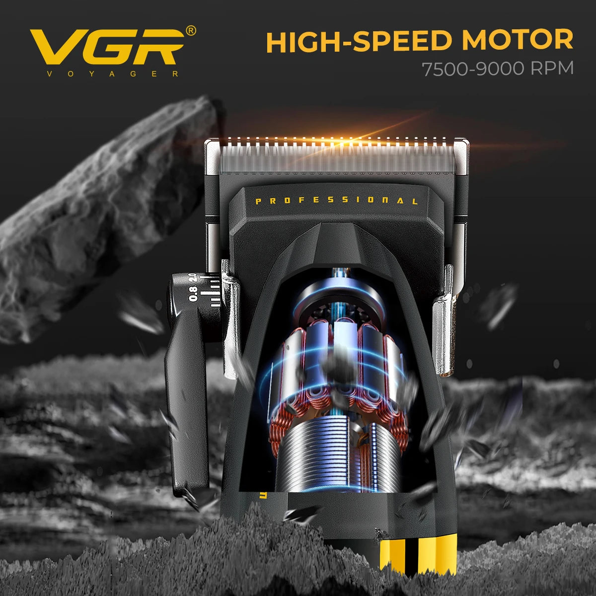 VGR 285 new hair clipper with personalized and cool body, powerful hair trimmer, multifunctional hair clipper, personal protecti Peaceful Pleasures Health and Wellness