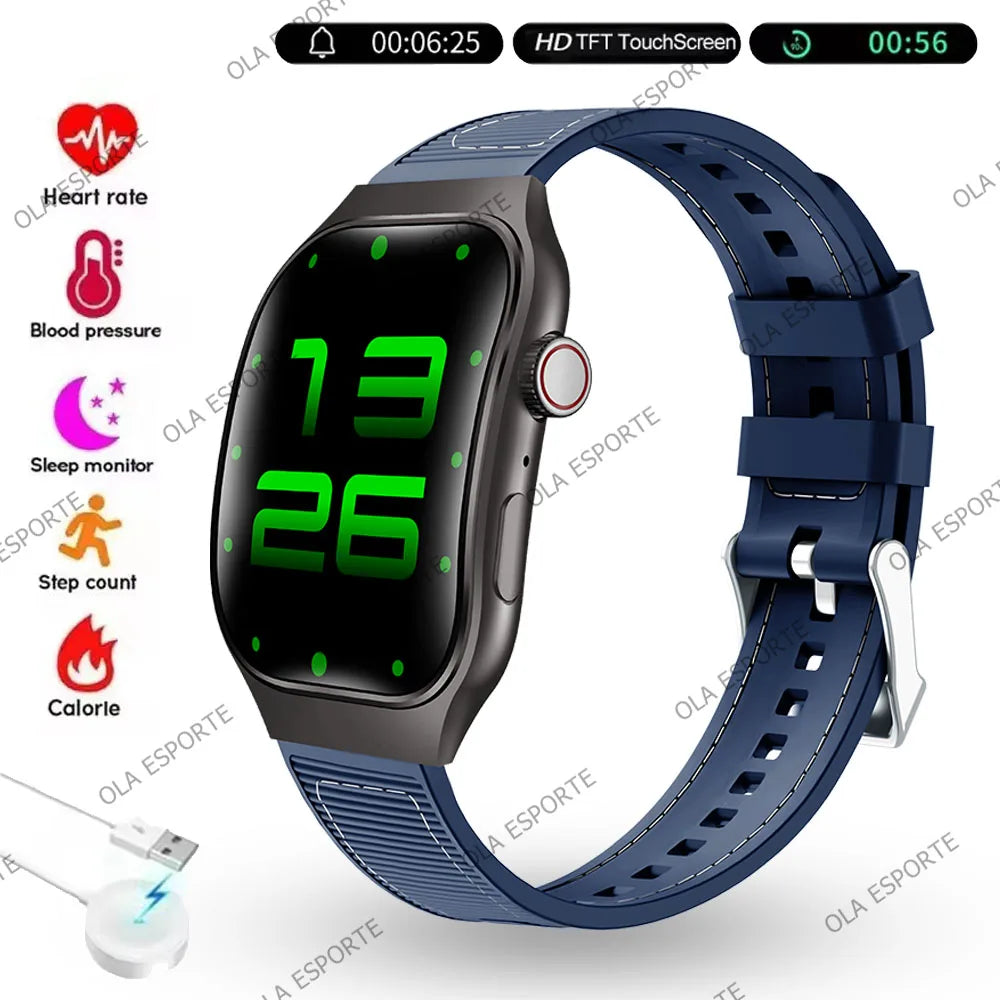 HW12 Curved AMOLED Smartwatch 2.01" Bluetooth 5.3 Fitness Watch
