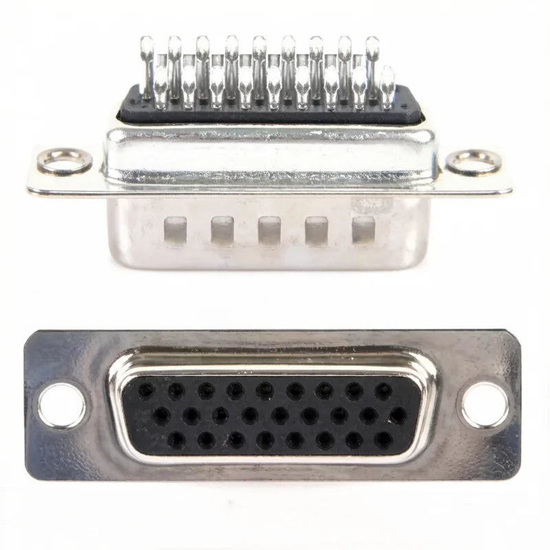 5pcs DB26 26 Pin HDB26 Male Female 3 Rows Solder Type D-Sub Connector Socket Adapter Peaceful Pleasures Health and Wellness