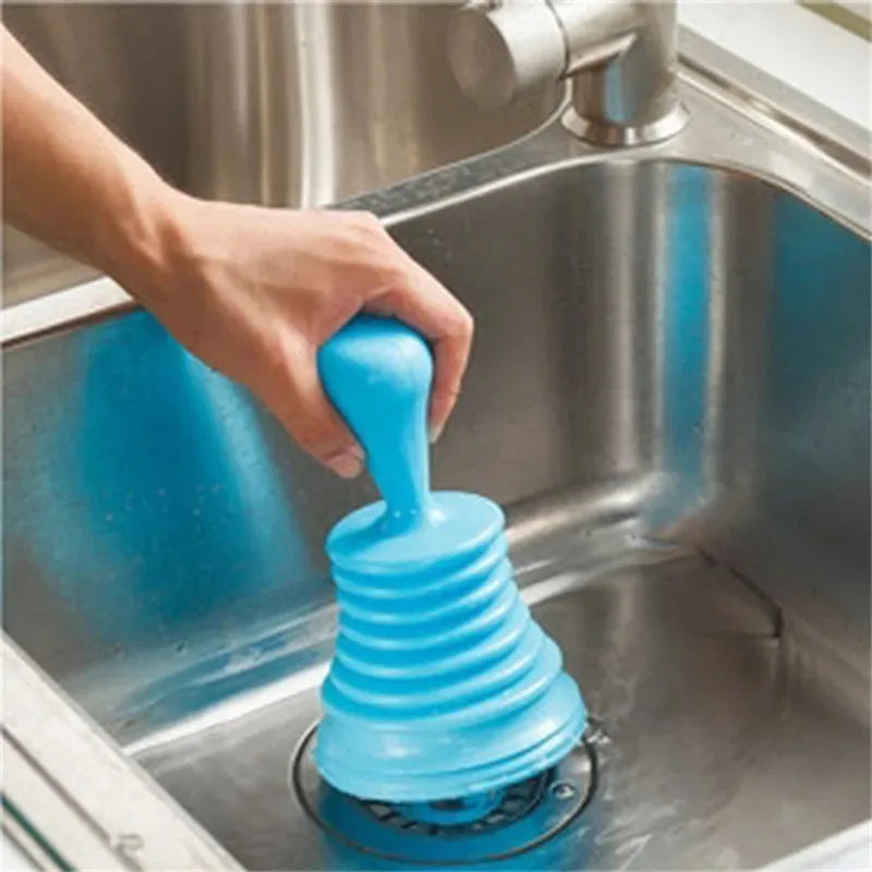 1PC Pipeline Dredge Suction Cup Toilet Plungers Press Cleaning Sink Drain Pipe Tool Sink Pipe Strong Dredger Tools Accessories Peaceful Pleasures Health and Wellness