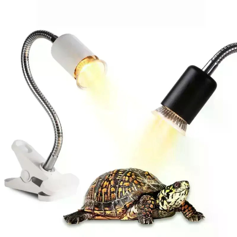 UVA UVB Reptile Basking Lamp 50/75W Dimmable Heat Bulb Set