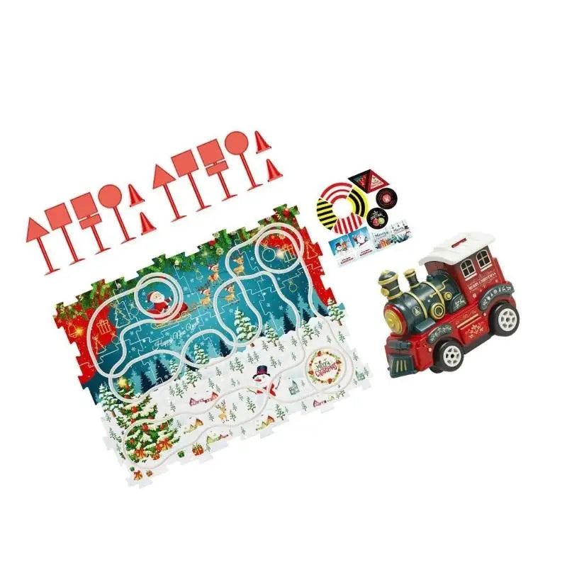 Kids Puzzle Train Track Toy Set | Ages 3+ Christmas Gift