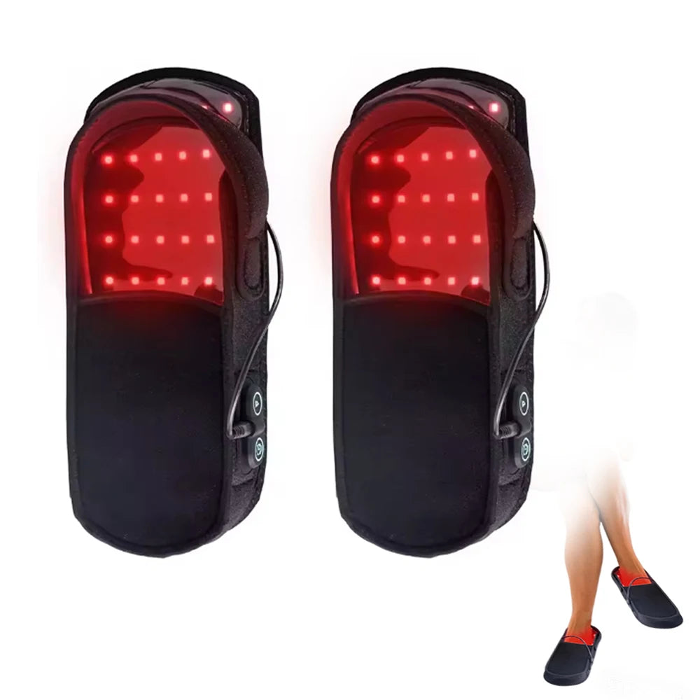 Red Light Infrared Therapy Slippers 660nm 850nm | Foot Pain Relief