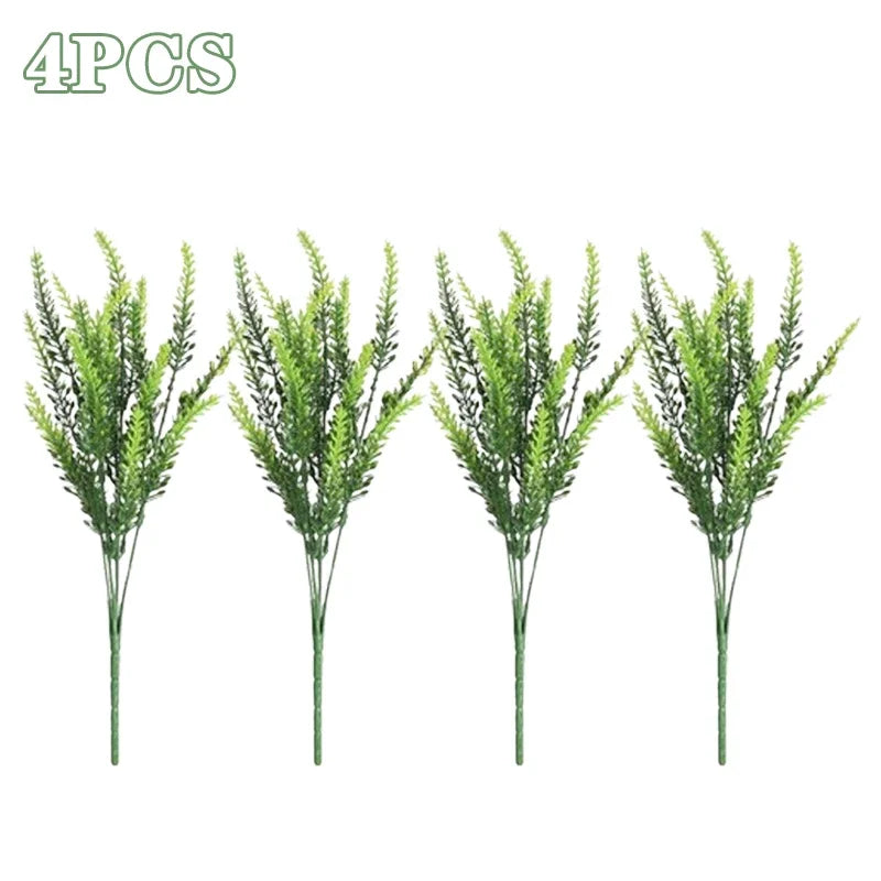 UV Resistant Lavender Artificial Flowers | Outdoor Garden Decor