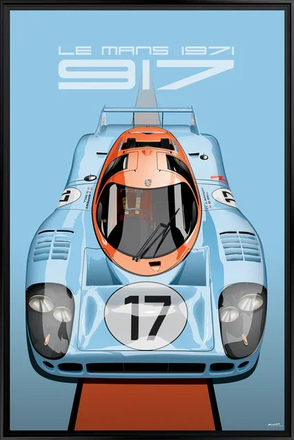 Le Mans 917K Martini Racing Canvas Wall Art Poster Print Canvas Wall Art Peaceful Pleasures Health and Wellness U4340-3 40x50cm Unframed