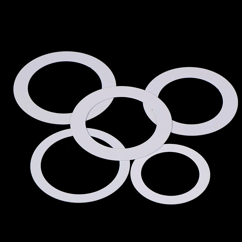 LED Spotlight Downlight O Rings White Lampshade Ring Adapter Concealed Spacers Shims Washer Light Stand Extension Gasket Peaceful Pleasures Health and Wellness