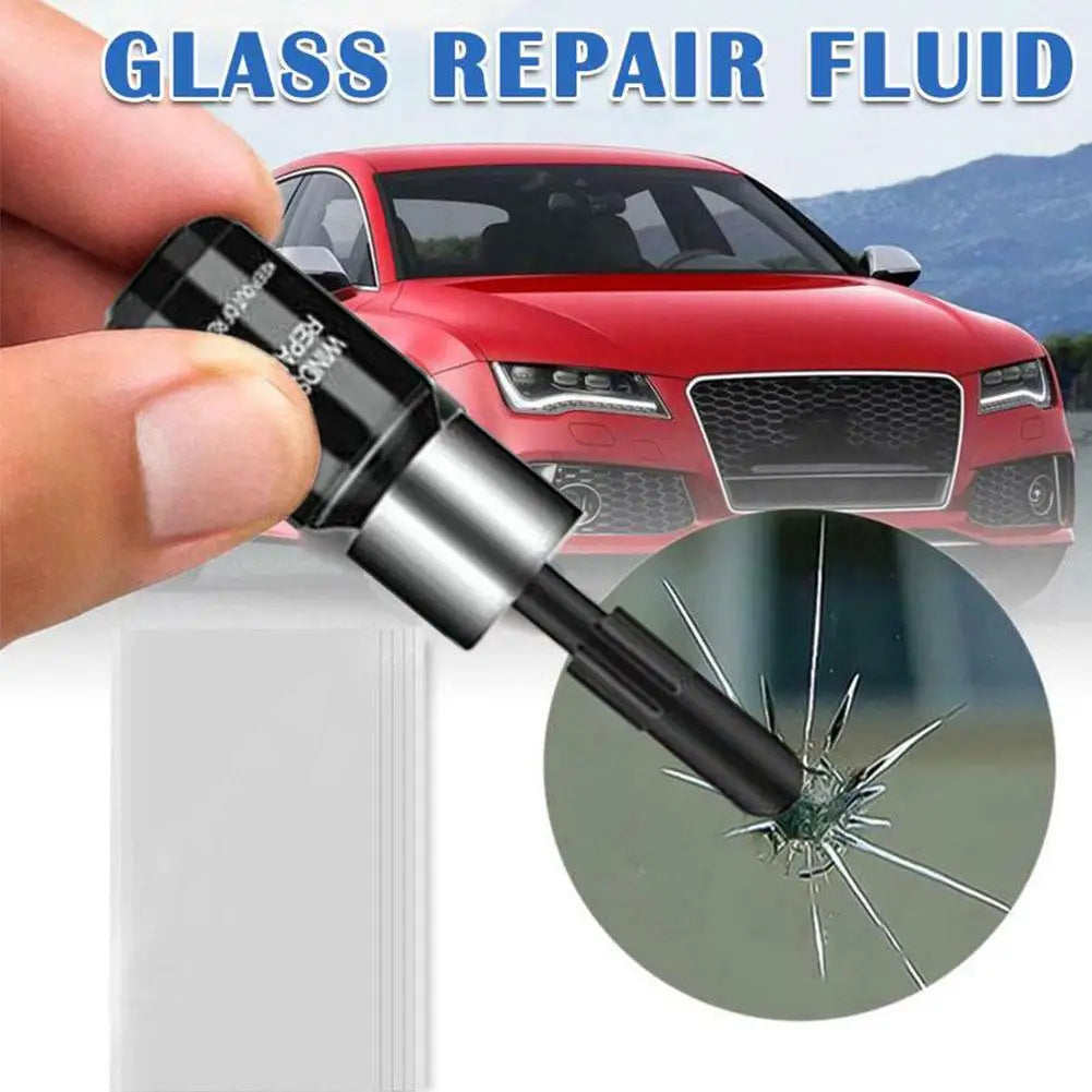 Auto Windscreen Window Glass Nano Scratch Crack Crack Resin Repair Agent Car Glass Scratch Repair Fluid Agent Kit Tools Accessor Peaceful Pleasures Health and Wellness